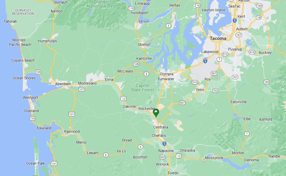 Autogate NW service area map